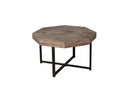 Wood Octagonal Vintage Patchwork Coffee Table by HouseOfZazla