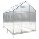 Polycarbonate house, Heavy Duty Outdoor Aluminum Walk-In House Kit With Rain Gutter, Vent And Door For Backyard Garden by HouseOfZazla