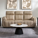 Elison - Motion Sofa - Dark Beige Polish Microfiber by Unique Piece Furniture