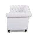Chesterfield Style 3 Seater Sofa With Deep Button Tufting