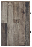 Derekson - LG TV Stand w/Fireplace Option - Multi Gray by Unique Piece Furniture