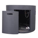 Round Iron Fire Pit With 40, 000 Btu