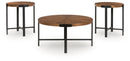 Crosstrail - Occasional Table Set (Set of 3) - Brown by Unique Piece Furniture
