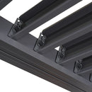 Byron Black Outdoor Pergola Aluminum with Adjustable Louvered Roof by HouseOfZazla