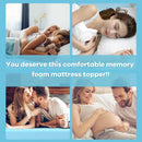 3 Inch Gel-Infused Cooling Bed Topper for All-Night Comfy by LJGDeals