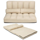 6-Position Foldable Floor Sofa Bed with Detachable Cloth Cover by LJGDeals