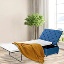 Folding Ottoman Sleeper Bed with Mattress for Guest Bed and Office Nap by LJGDeals