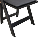 Solid Wood Upholstered Folding Chair Set, Dining Room (Set of 4) by HouseOfZazla