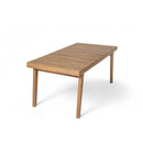 7-Piece Outdoor Acacia Wood Dining Set, 69" Rectangular Patio Table & 6 Mix by HouseOfZazla