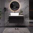 Floating Single Small Bathroom Vanity with Sink