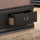 Traditional Style Bookcase Storage Bed