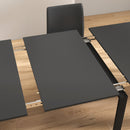 Modern Multifunctional Extendable Dining Table with Outlet