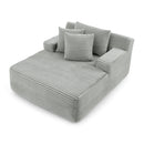 Modern Single Lazy Sofa Lounge Chair With High Density Foam by Unique Piece Furniture