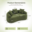 Compression Loveseat Sofa