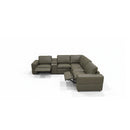 Upholstered Large Arms Sectional With Recliner Seats