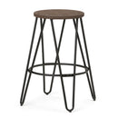 Simeon - Multifunctional Metal Stool With Wood Seat by Unique Piece Furniture