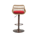 Modern Swivel Bar Stools Adjustable Counter Chairs With Footrest (Set of 2) by HouseOfZazla