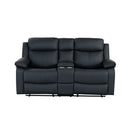Blanche - Reclining Set With LED Lights, Speaker by Unique Piece Furniture