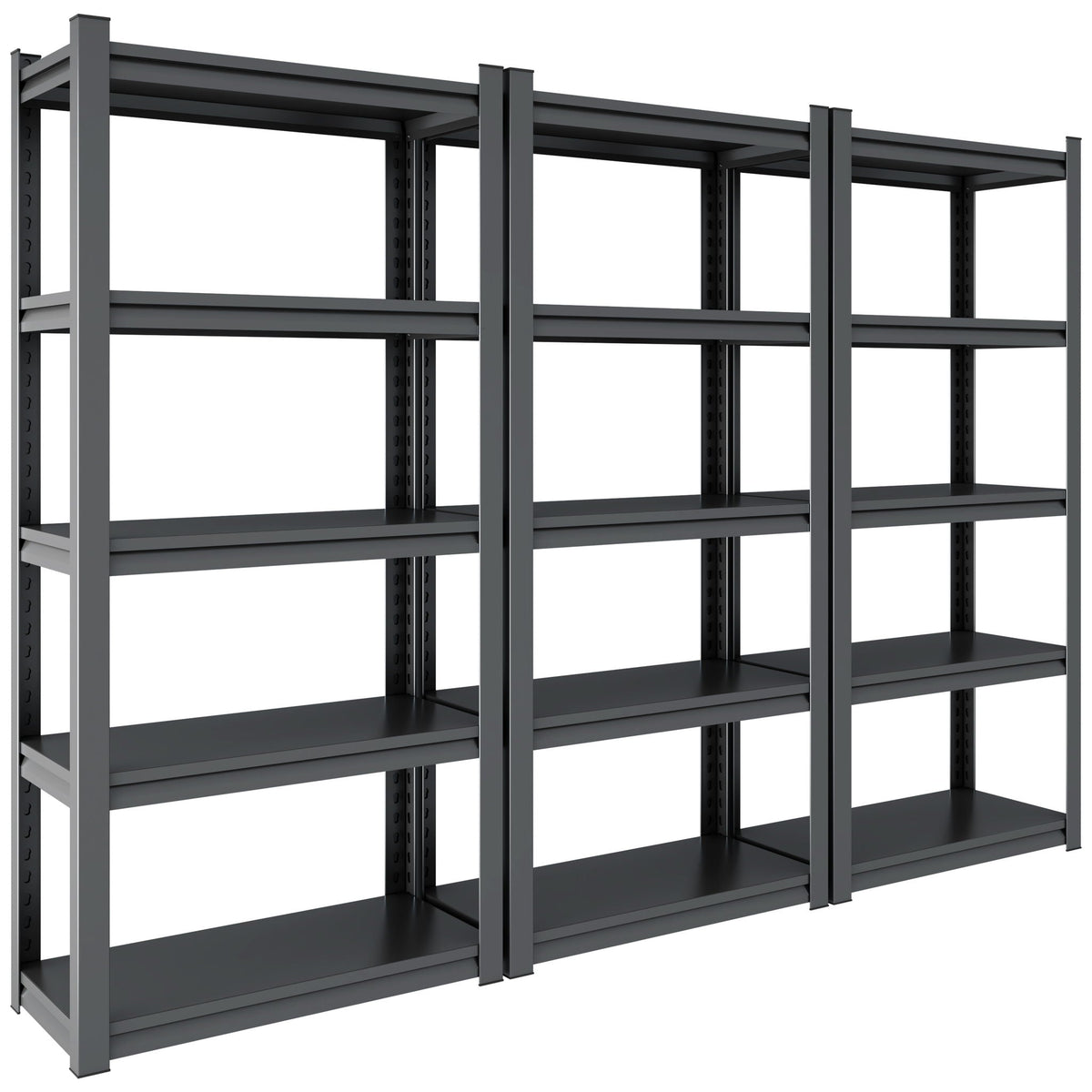 Industrial Heavy Duty Metal Garage Shelving Unit, Adjustable Storage Rack, photo 5 of 40