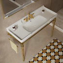 VICI 48" Bathroom Console Sink, Wall-Mounted by HouseOfZazla