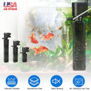 4 in 1 Submersible Aquarium Filter for 60 to 160Gallon Fish Tank Powerful Internal Fish Tank Filter with Biochemical Cotton Filter For Saltwater Fresh
