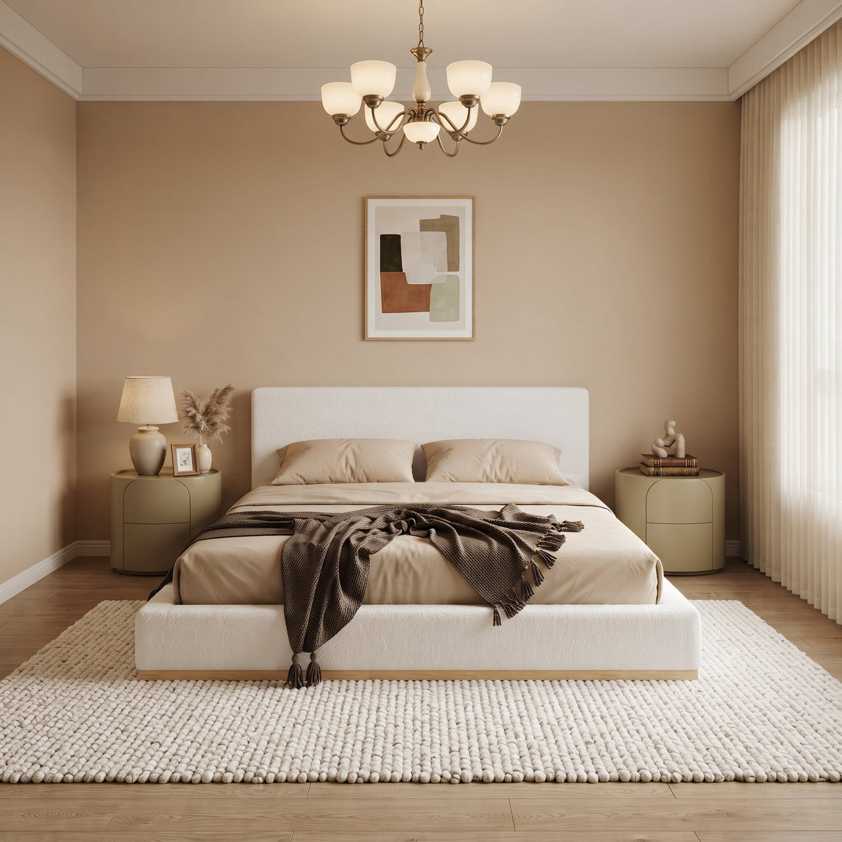 Elegant Upholstered Bed, photo 5 of 10