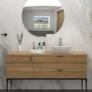 Modern European Style Ceramic Rectangular Vessel Bathroom Sink by HouseOfZazla