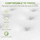 12" Hybrid Mattress With Gel Memory Foam & Pocket Springs by HouseOfZazla