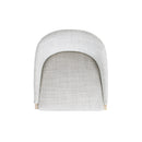 Newport 30.5" Coastal Curved Back Upholstered Barstool