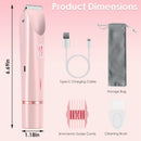 2-in-1 Women’s Bikini & Body Shaver – Waterproof, Rechargeable, Dual Head