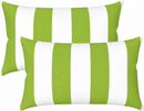 4 Pack Outdoor Lumbar Pillow with Inserts