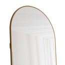 The 4th Generation Floor Mounted Full Length Mirror with Gold Frame