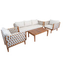 4 Pcs Outdoor Patio Furniture Set