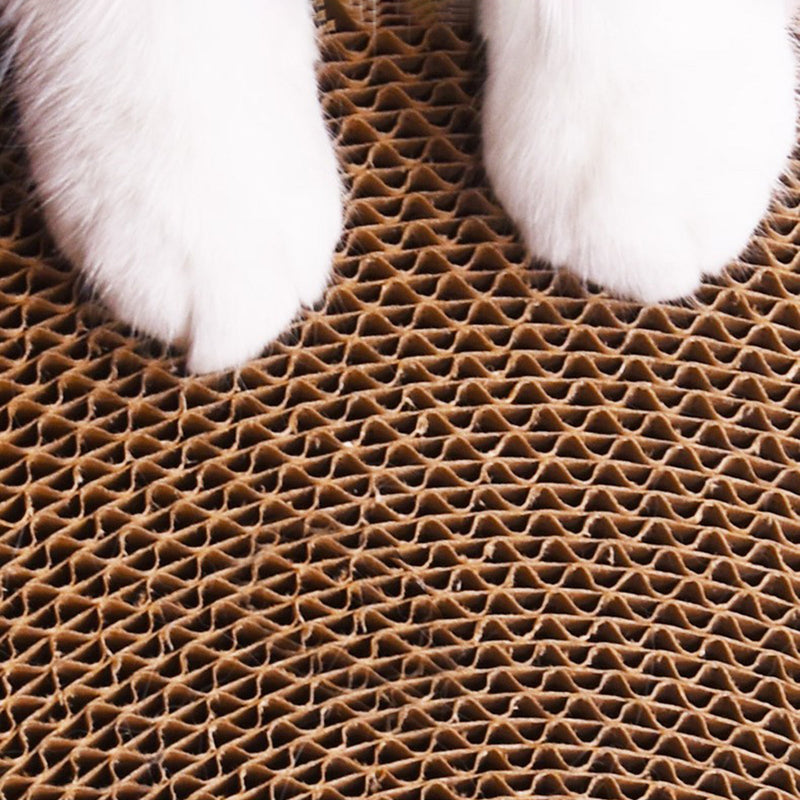 18-Inch Extra Large Cat Scratching Board - Replaceable Paper Core, Round Nest Design for Cozy Cat Naps