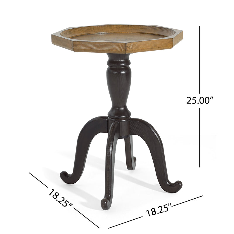 End Table (Natural + Black), photo 5 of 9