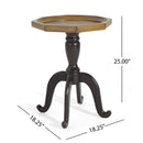 End Table (Natural + Black) by HouseOfZazla