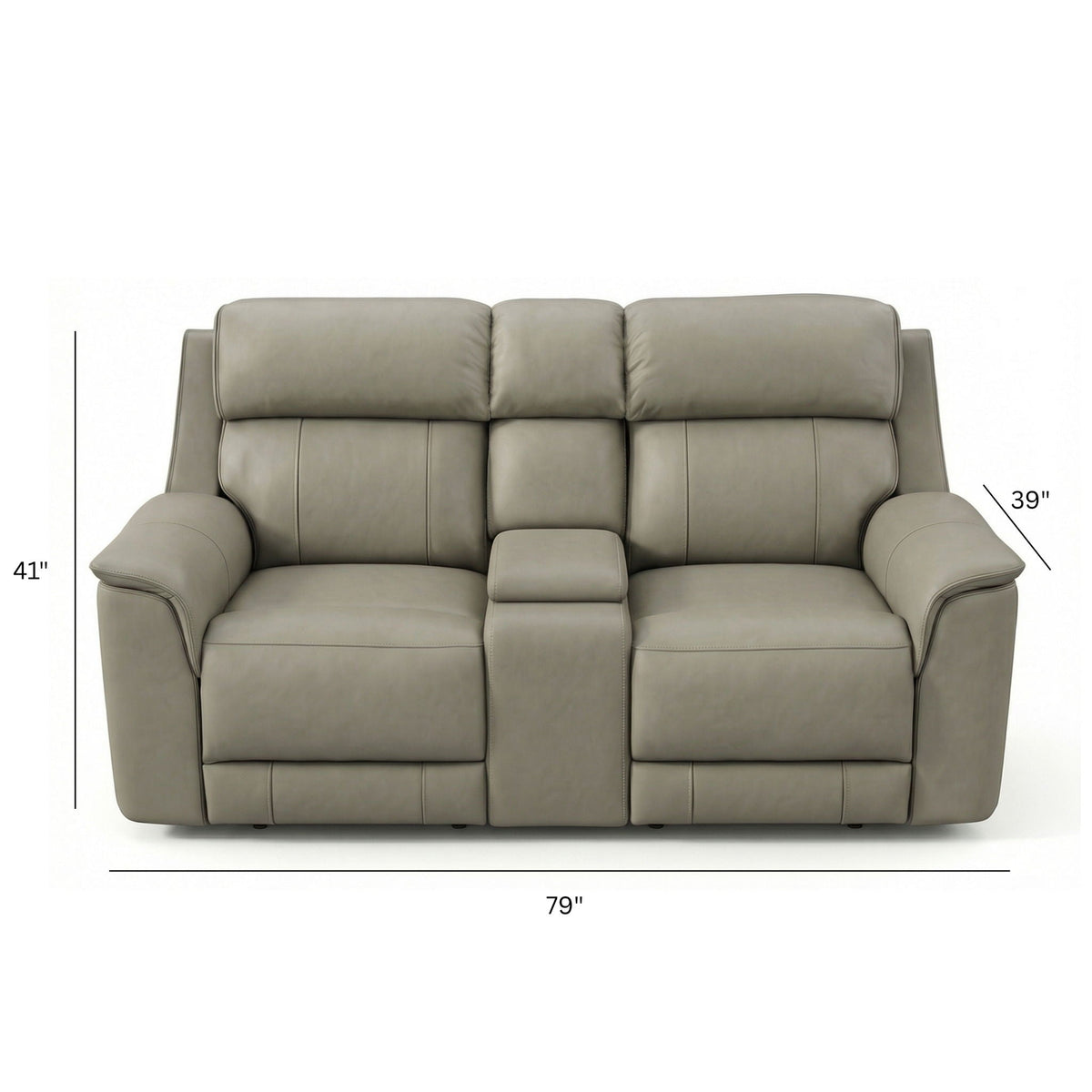 Oslo - Dual Power Reclining Loveseat With Console, photo 4 of 24