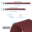 Yescom Drywall Stilts Comfort Straps Leg Bands 2ct/Pack