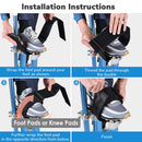 Yescom Drywall Stilts Comfort Straps Leg Bands 2ct/Pack