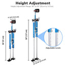 Yescom Drywall Stilts 36" - 50" Adjustable Aluminum Color Options
