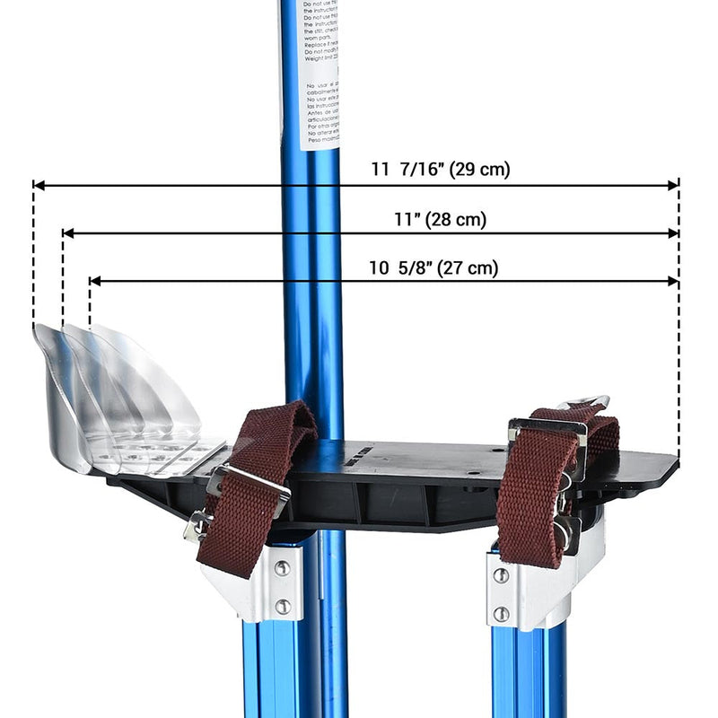 Yescom Drywall Stilts 50" - 64" Adjustable Aluminum Color Options