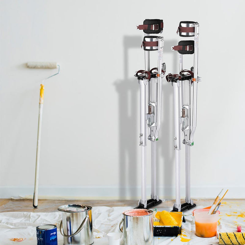 Yescom Drywall Stilts 50" - 64" Adjustable Aluminum Color Options