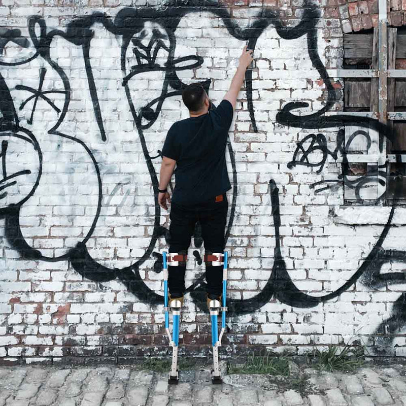 Yescom Drywall Stilts 16" - 24" Adjustable Aluminum Color Options