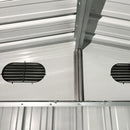 [08X10FT] Large Outdoor Metal Backyard Garden Storage Tool Shed With Window And Lockable Doors (SAK68140)