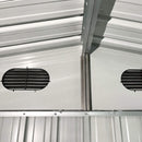 [08X10FT] Alora Large Outdoor Metal Storage Tool Shed With Window And Lockable Doors (SAK32987)