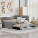 Upholstered Daybed With Trundle And 3 Drawers by HouseOfZazla