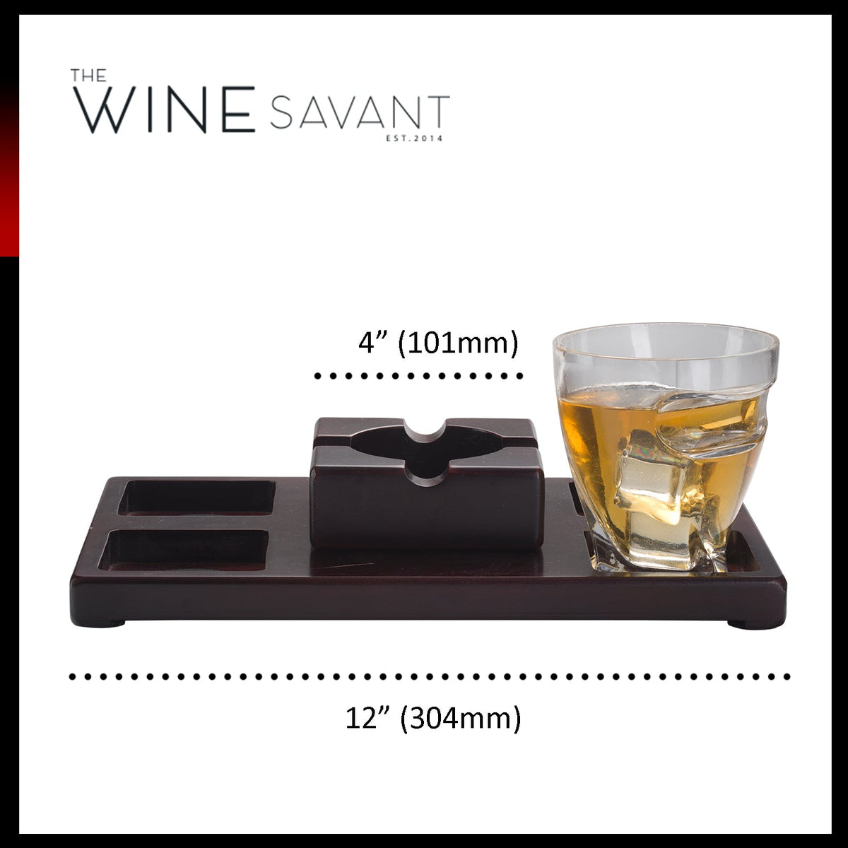 Cigar Holder Whiskey Glasses Set, photo 3 of 4