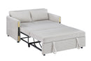 Percy - Teddy Sleeper Loveseat With Dual-Pull Sleeper Design by HouseOfZazla