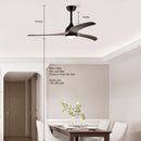 Indoor Outdoor Ceiling Fan With Light With Remote Control, Noiseless Reversible Motor, 6 Speed, 3 Color by HouseOfZazla
