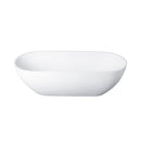 68.9" Freestanding Solid Surface Soaking Bathtub For Bathroom - Matte White by HouseOfZazla